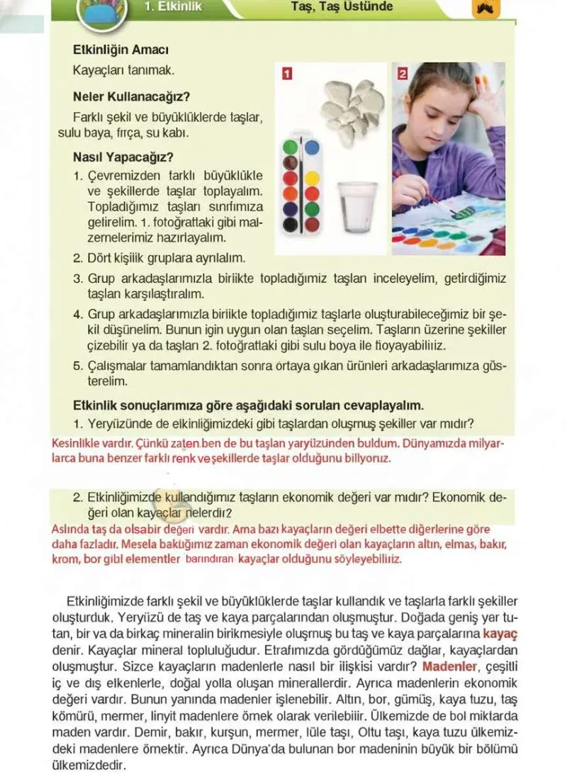 4. Sınıf Fen Bilimleri Ders Kitabı Cevapları Sözcü Yayınları Sayfa 16 Çözüm Görseli