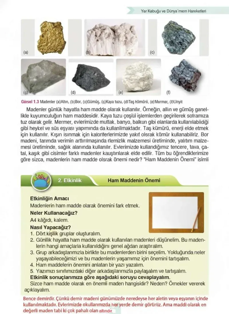 4. Sınıf Fen Bilimleri Ders Kitabı Cevapları Sözcü Yayınları Sayfa 17 Çözüm Görseli