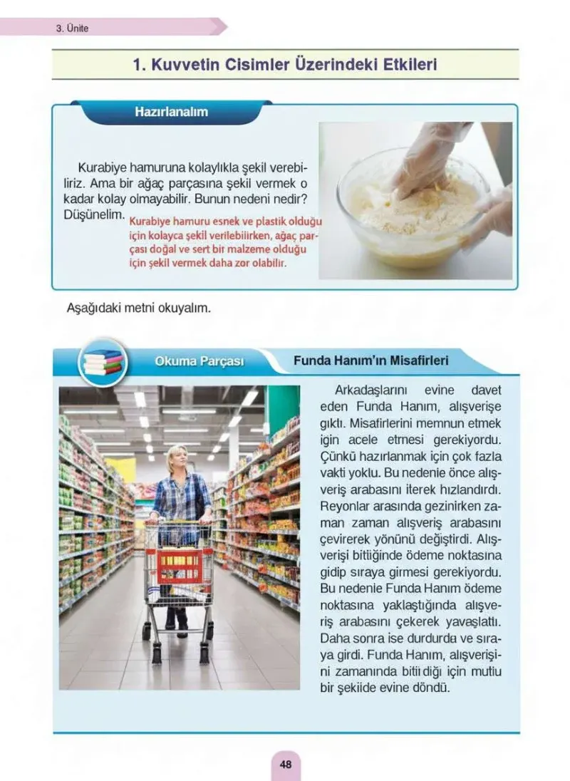 4. Sınıf Fen Bilimleri Ders Kitabı Cevapları Sözcü Yayınları Sayfa 48 Çözüm Görseli