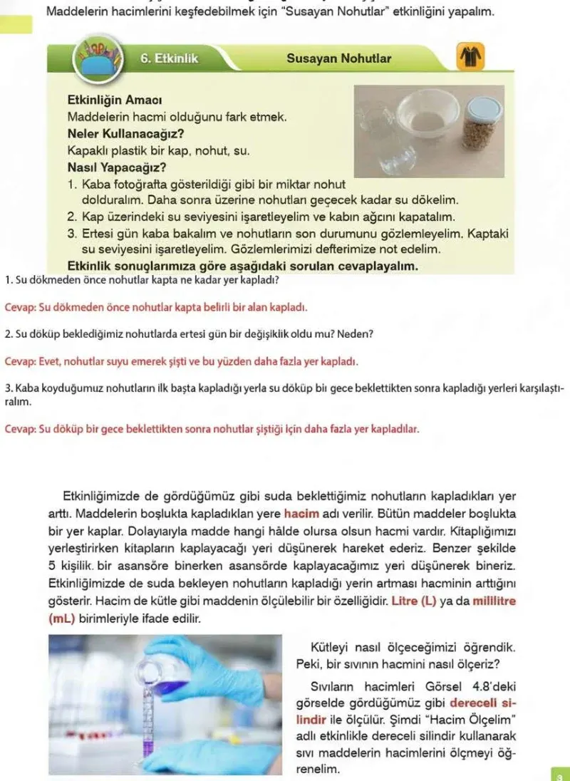 4. Sınıf Fen Bilimleri Ders Kitabı Cevapları Sözcü Yayınları Sayfa 76 Çözüm Görseli