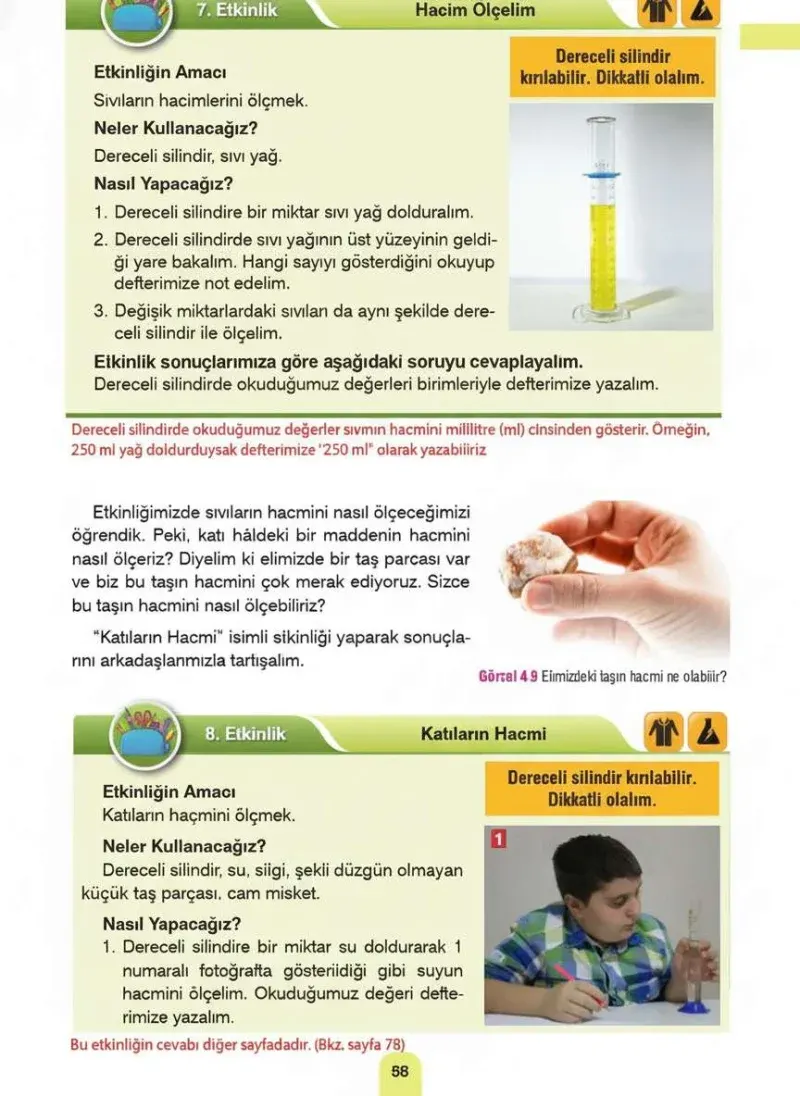 4. Sınıf Fen Bilimleri Ders Kitabı Cevapları Sözcü Yayınları Sayfa 77 Çözüm Görseli