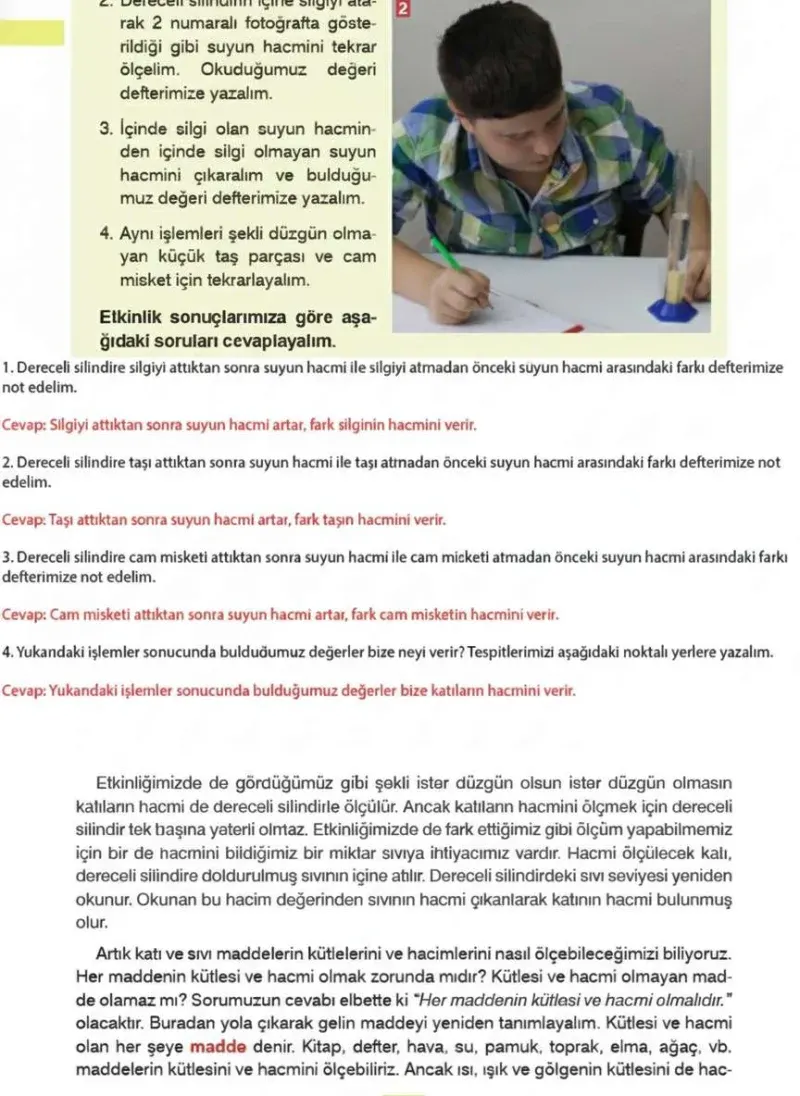 4. Sınıf Fen Bilimleri Ders Kitabı Cevapları Sözcü Yayınları Sayfa 78 Çözüm Görseli