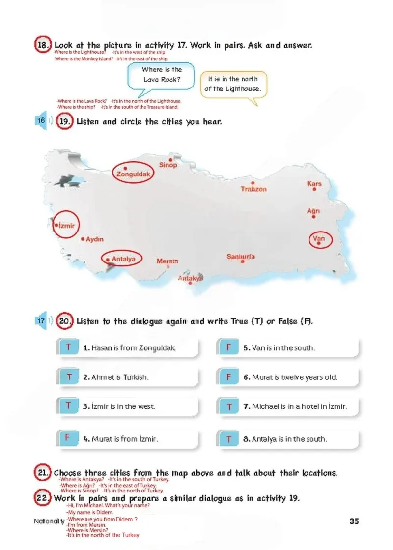 4. Sınıf İngilizce Ders Kitabı Cevapları Cem Yayınları Sayfa 35 Çözüm Görseli