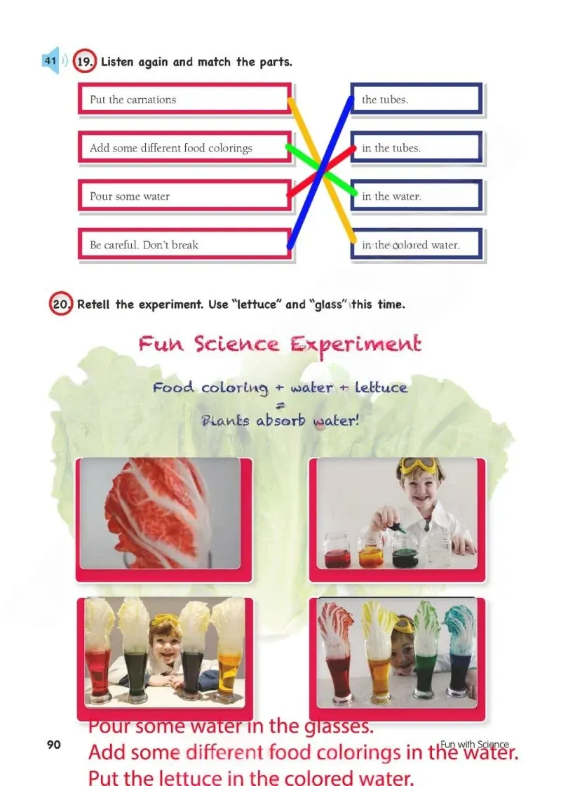 4. Sınıf İngilizce Ders Kitabı Cevapları Cem Yayınları Sayfa 90 Çözüm Görseli
