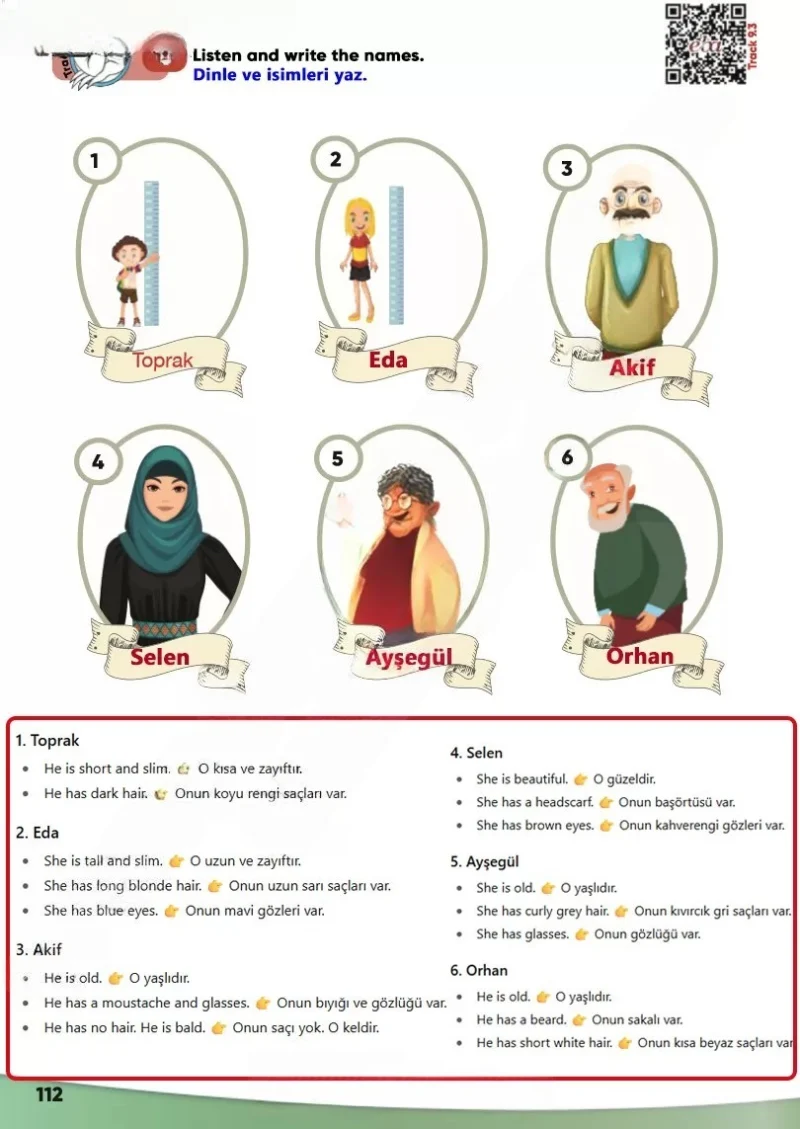 4. Sınıf İngilizce Ders Kitabı Cevapları Meb Yayınları Sayfa 112 Çözüm Görseli