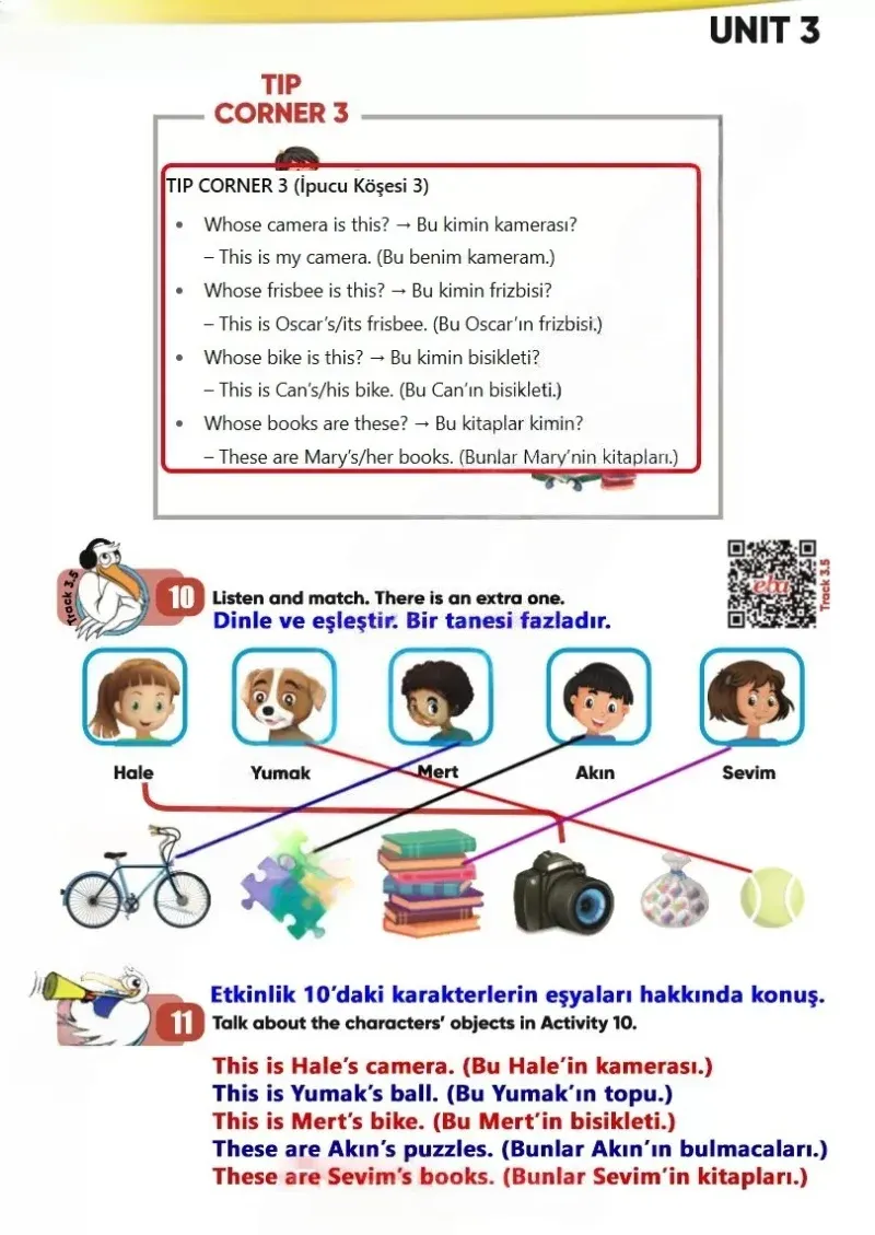 4. Sınıf İngilizce Ders Kitabı Cevapları Meb Yayınları Sayfa 41 Çözüm Görseli