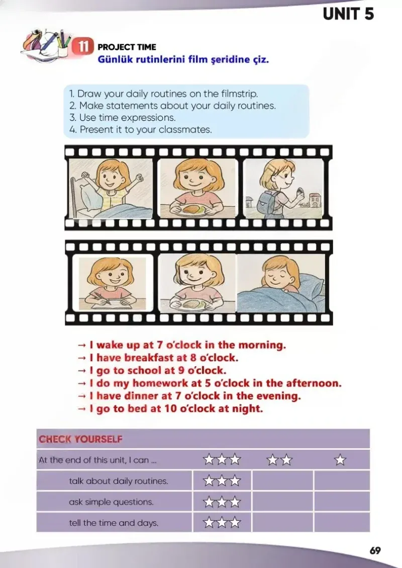 4. Sınıf İngilizce Ders Kitabı Cevapları Meb Yayınları Sayfa 69 Çözüm Görseli