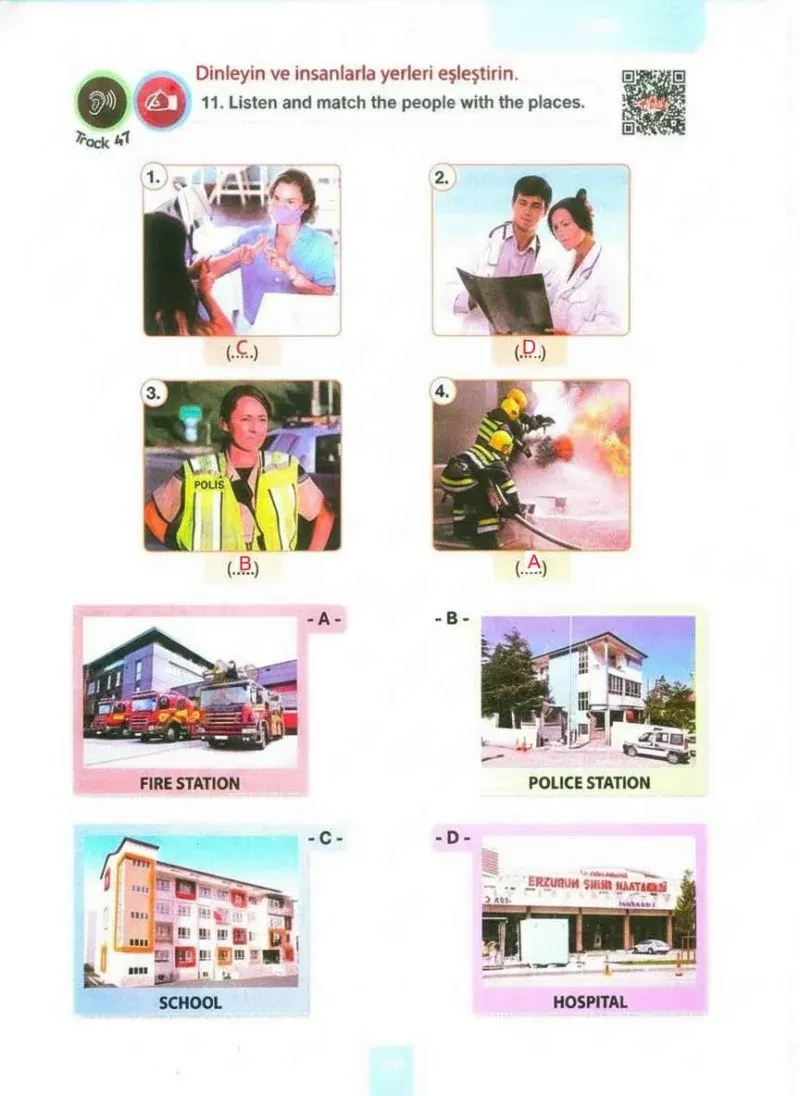 4. Sınıf İngilizce Ders Kitabı Cevapları Pasifik Yayınları Sayfa 101 Çözüm Görseli