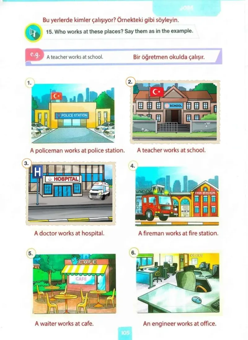 4. Sınıf İngilizce Ders Kitabı Cevapları Pasifik Yayınları Sayfa 105 Çözüm Görseli