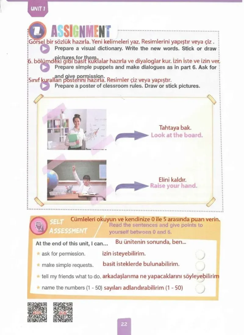 4. Sınıf İngilizce Ders Kitabı Cevapları Pasifik Yayınları Sayfa 22 Çözüm Görseli