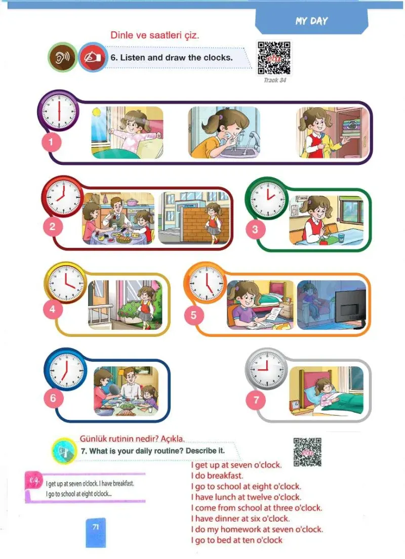 4. Sınıf İngilizce Ders Kitabı Cevapları Pasifik Yayınları Sayfa 71 Çözüm Görseli