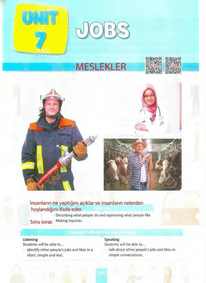 4. Sınıf İngilizce Ders Kitabı Cevapları Pasifik Yayınları Sayfa 93 Çözüm Görseli