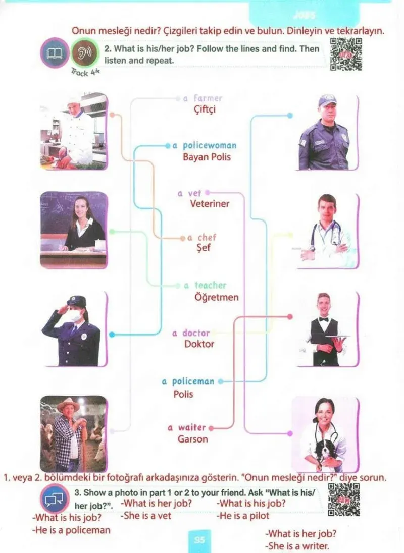 4. Sınıf İngilizce Ders Kitabı Cevapları Pasifik Yayınları Sayfa 95 Çözüm Görseli