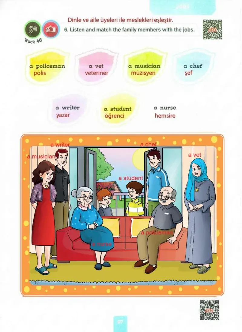 4. Sınıf İngilizce Ders Kitabı Cevapları Pasifik Yayınları Sayfa 97 Çözüm Görseli