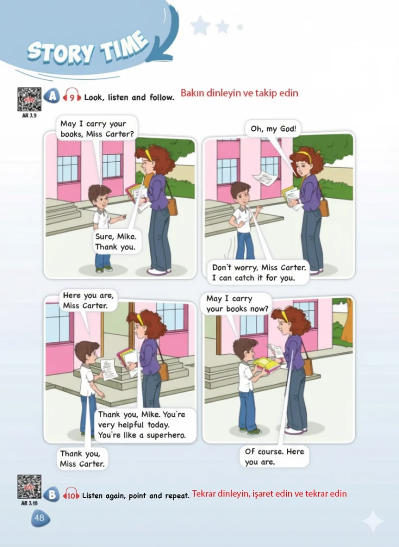 4. Sınıf İngilizce Ders Kitabı Cevapları SDR Dİkey Yayınları Sayfa 48 Çözüm Görseli