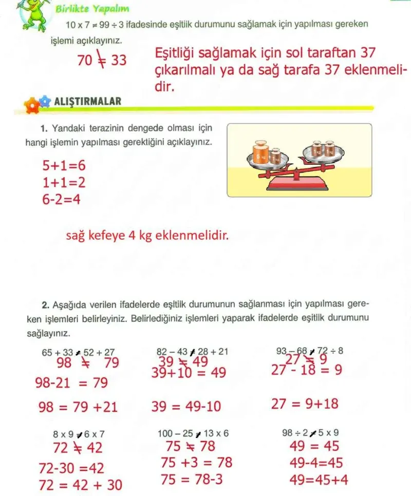 4. Sınıf Matematik Ders Kitabı Cevapları Ada Yayınları Sayfa 105 Çözüm Görseli