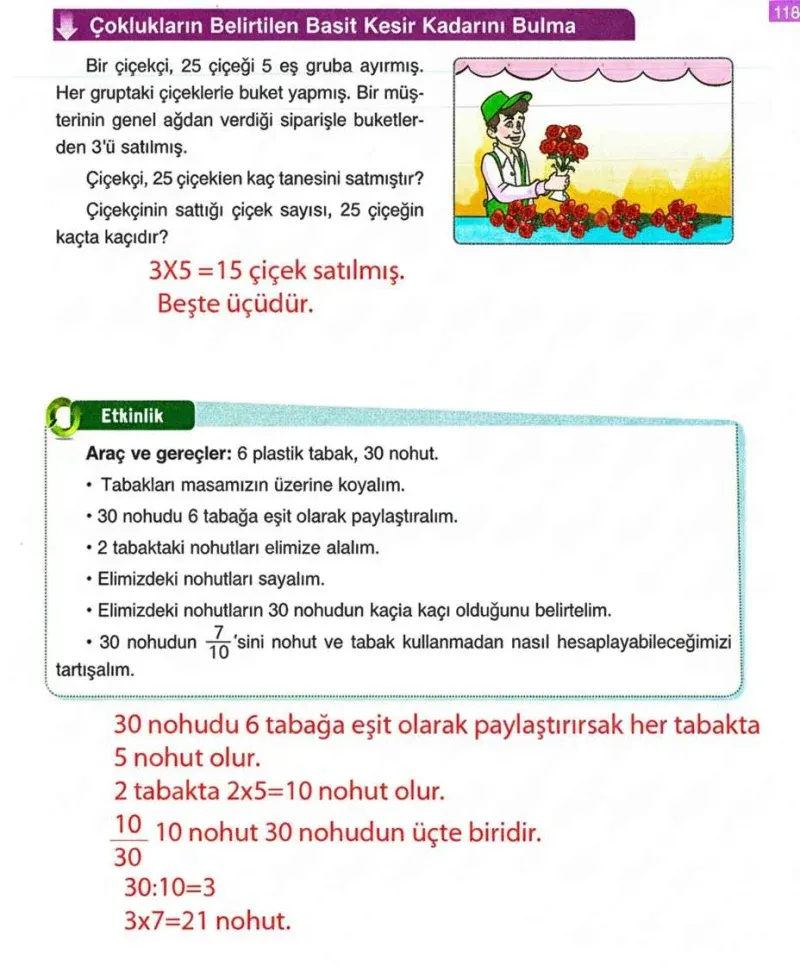 4. Sınıf Matematik Ders Kitabı Cevapları Ada Yayınları Sayfa 118 Çözüm Görseli
