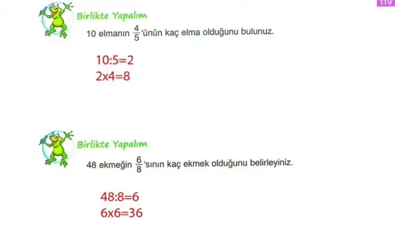 4. Sınıf Matematik Ders Kitabı Cevapları Ada Yayınları Sayfa 119 Çözüm Görseli