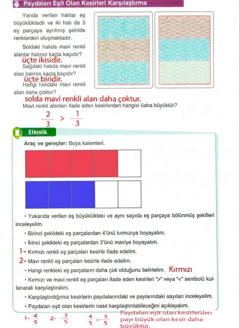 4. Sınıf Matematik Ders Kitabı Cevapları Ada Yayınları Sayfa 121 Çözüm Görseli