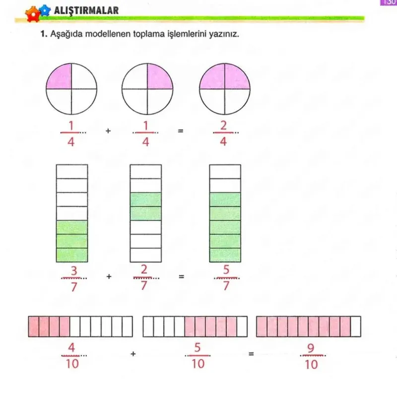 4. Sınıf Matematik Ders Kitabı Cevapları Ada Yayınları Sayfa 130 Çözüm Görseli