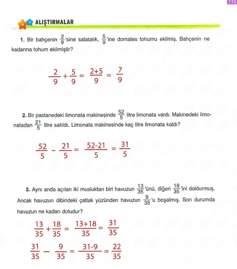 4. Sınıf Matematik Ders Kitabı Cevapları Ada Yayınları Sayfa 135 Çözüm Görseli