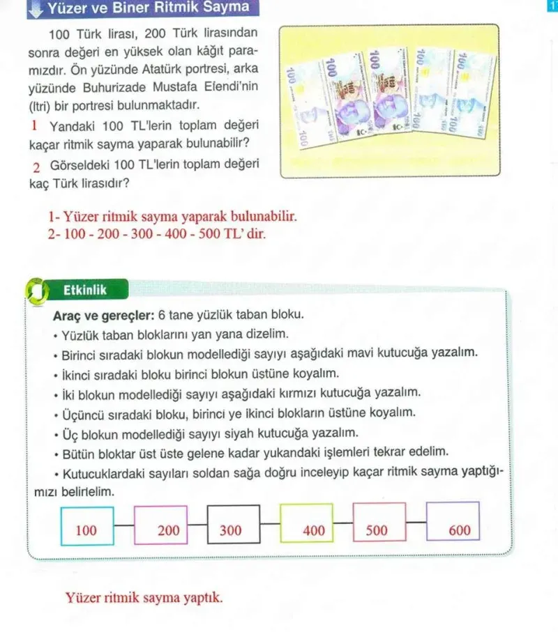4. Sınıf Matematik Ders Kitabı Cevapları Ada Yayınları Sayfa 17 Çözüm Görseli