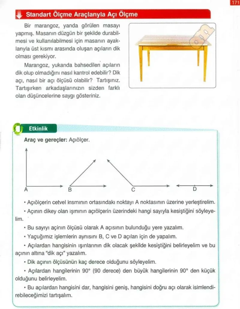 4. Sınıf Matematik Ders Kitabı Cevapları Ada Yayınları Sayfa 191 Çözüm Görseli