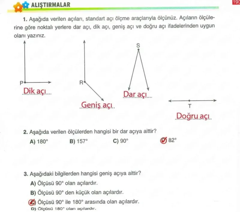 4. Sınıf Matematik Ders Kitabı Cevapları Ada Yayınları Sayfa 193 Çözüm Görseli