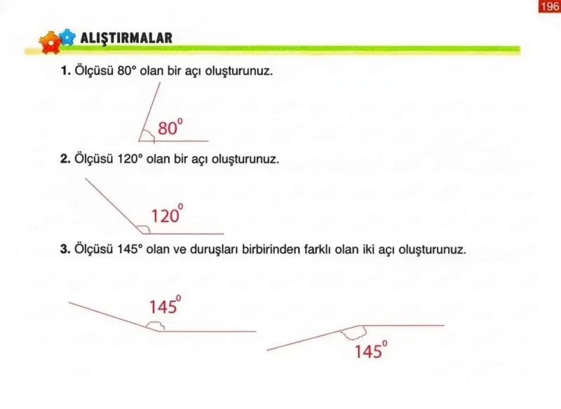 4. Sınıf Matematik Ders Kitabı Cevapları Ada Yayınları Sayfa 196 Çözüm Görseli