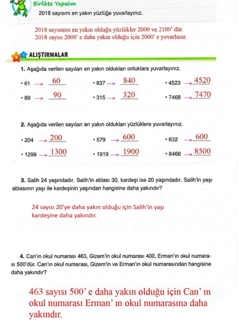 4. Sınıf Matematik Ders Kitabı Cevapları Ada Yayınları Sayfa 22 Çözüm Görseli