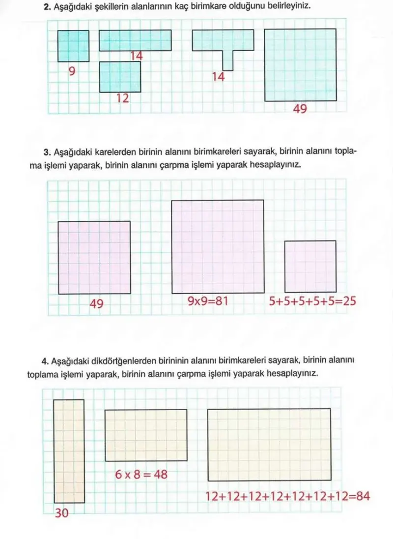 4. Sınıf Matematik Ders Kitabı Cevapları Ada Yayınları Sayfa 234 Çözüm Görseli