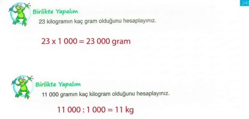 4. Sınıf Matematik Ders Kitabı Cevapları Ada Yayınları Sayfa 243 Çözüm Görseli