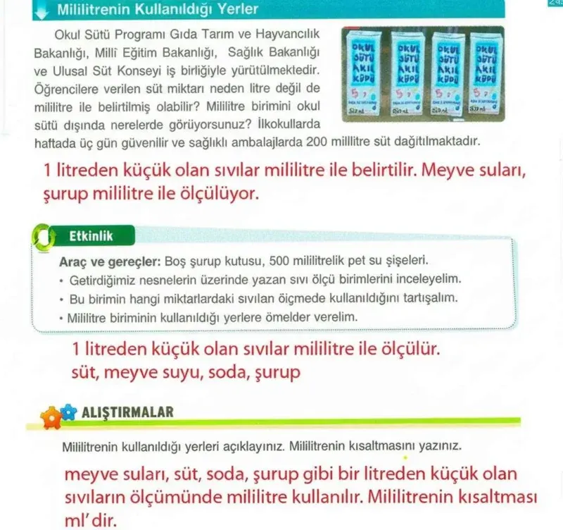 4. Sınıf Matematik Ders Kitabı Cevapları Ada Yayınları Sayfa 249 Çözüm Görseli