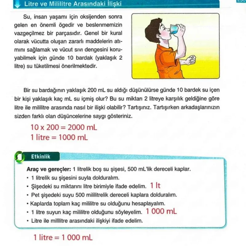 4. Sınıf Matematik Ders Kitabı Cevapları Ada Yayınları Sayfa 250 Çözüm Görseli
