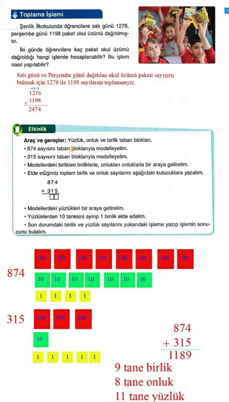 4. Sınıf Matematik Ders Kitabı Cevapları Ada Yayınları Sayfa 28 Çözüm Görseli