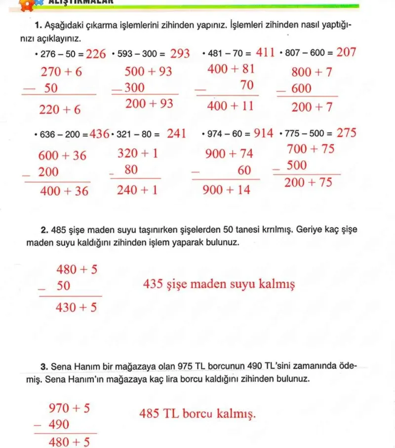 4. Sınıf Matematik Ders Kitabı Cevapları Ada Yayınları Sayfa 34 Çözüm Görseli