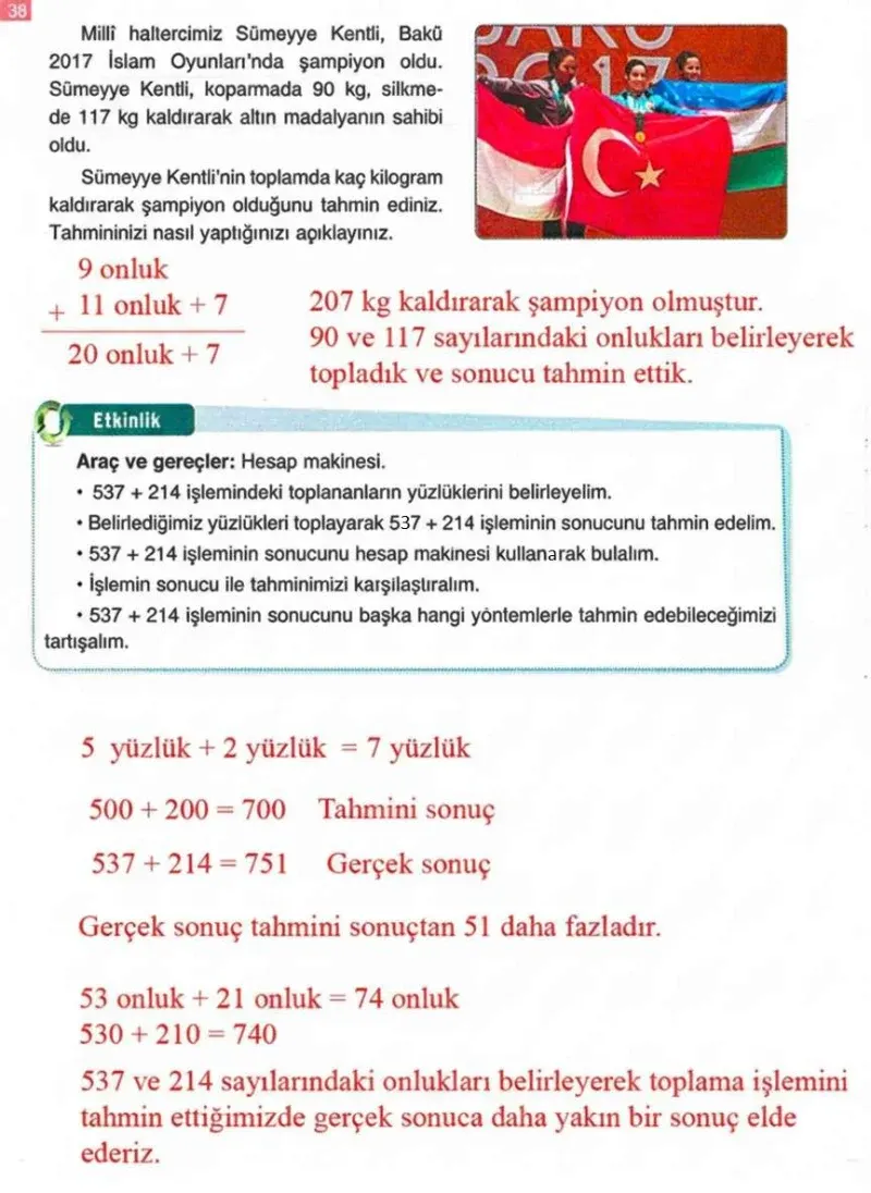 4. Sınıf Matematik Ders Kitabı Cevapları Ada Yayınları Sayfa 38 Çözüm Görseli