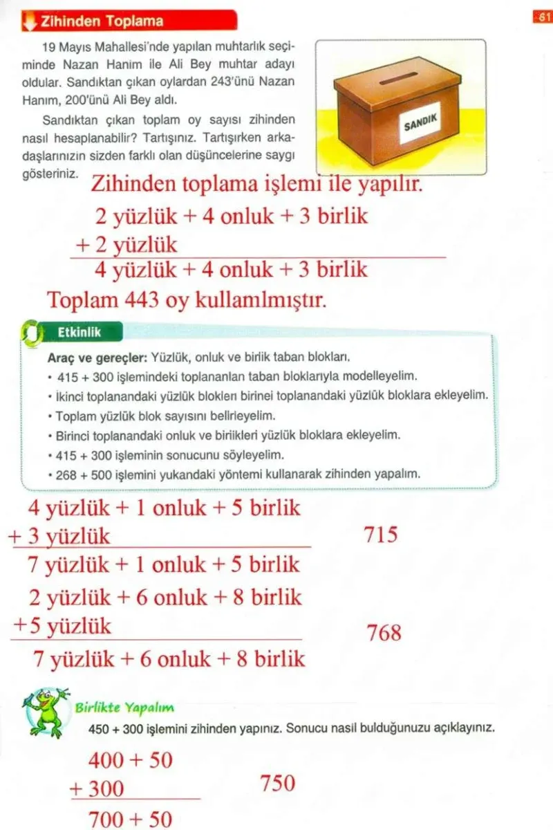 4. Sınıf Matematik Ders Kitabı Cevapları Ada Yayınları Sayfa 41 Çözüm Görseli
