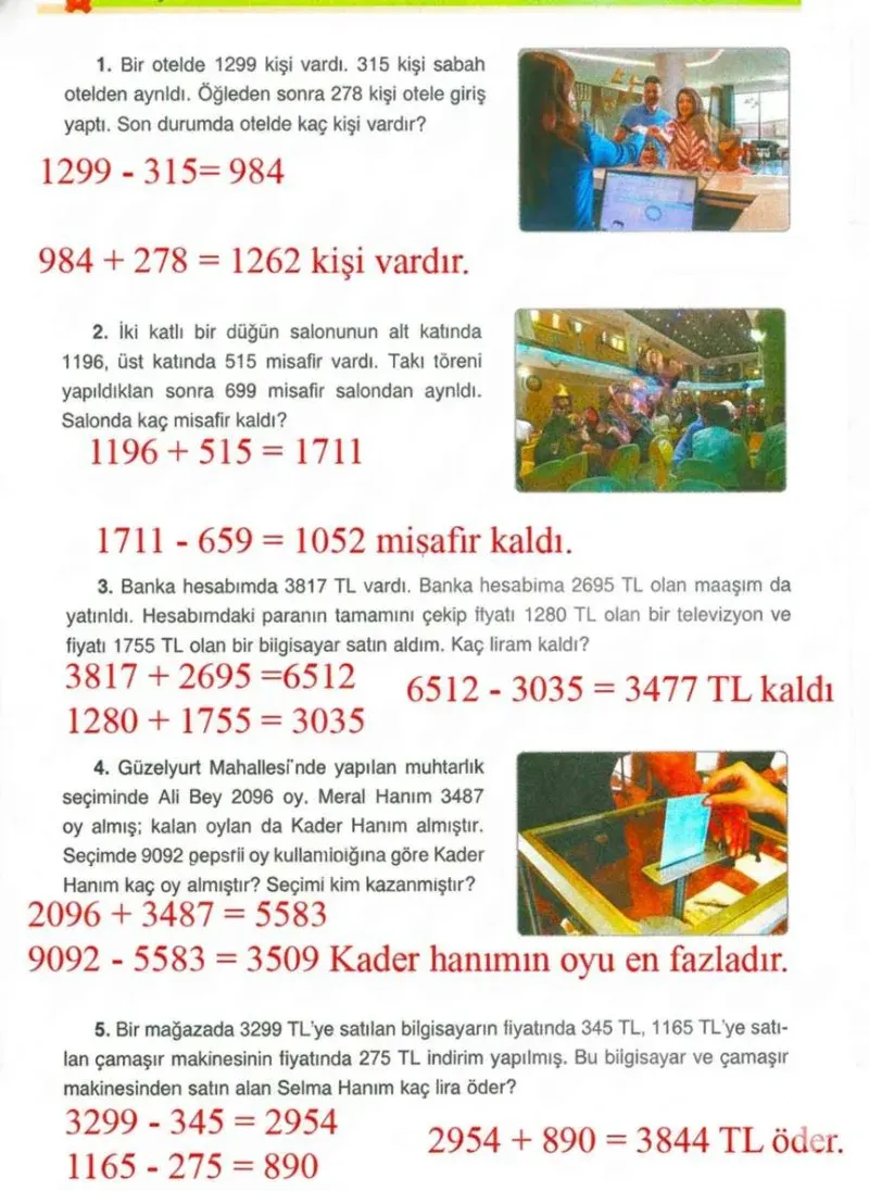 4. Sınıf Matematik Ders Kitabı Cevapları Ada Yayınları Sayfa 53 Çözüm Görseli