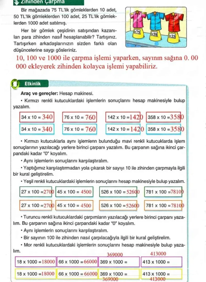 4. Sınıf Matematik Ders Kitabı Cevapları Ada Yayınları Sayfa 62 Çözüm Görseli