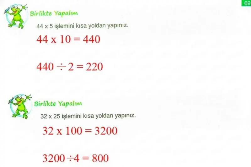 4. Sınıf Matematik Ders Kitabı Cevapları Ada Yayınları Sayfa 69 Çözüm Görseli