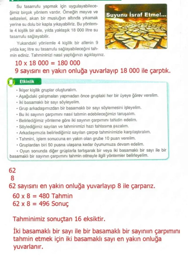 4. Sınıf Matematik Ders Kitabı Cevapları Ada Yayınları Sayfa 71 Çözüm Görseli