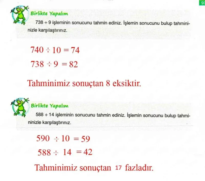 4. Sınıf Matematik Ders Kitabı Cevapları Ada Yayınları Sayfa 90 Çözüm Görseli