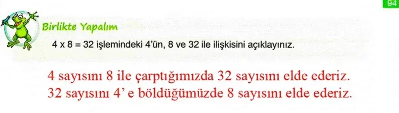 4. Sınıf Matematik Ders Kitabı Cevapları Ada Yayınları Sayfa 94 Çözüm Görseli