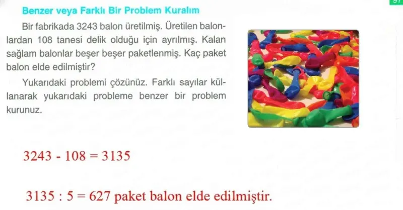 4. Sınıf Matematik Ders Kitabı Cevapları Ada Yayınları Sayfa 97 Çözüm Görseli