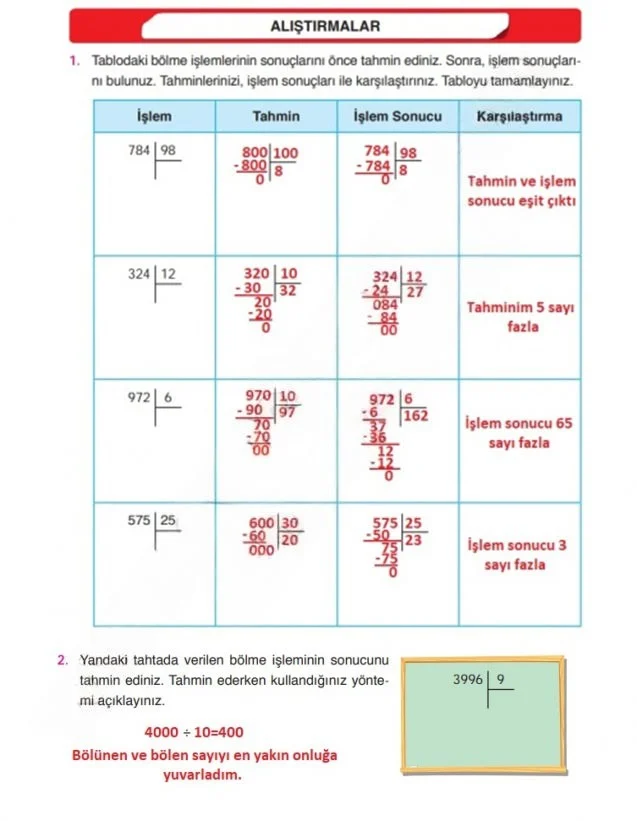 4. Sınıf Matematik Ders Kitabı Cevapları Ata Yayınları Sayfa 102 Çözüm Görseli