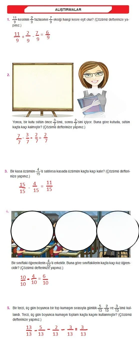 4. Sınıf Matematik Ders Kitabı Cevapları Ata Yayınları Sayfa 146 Çözüm Görseli