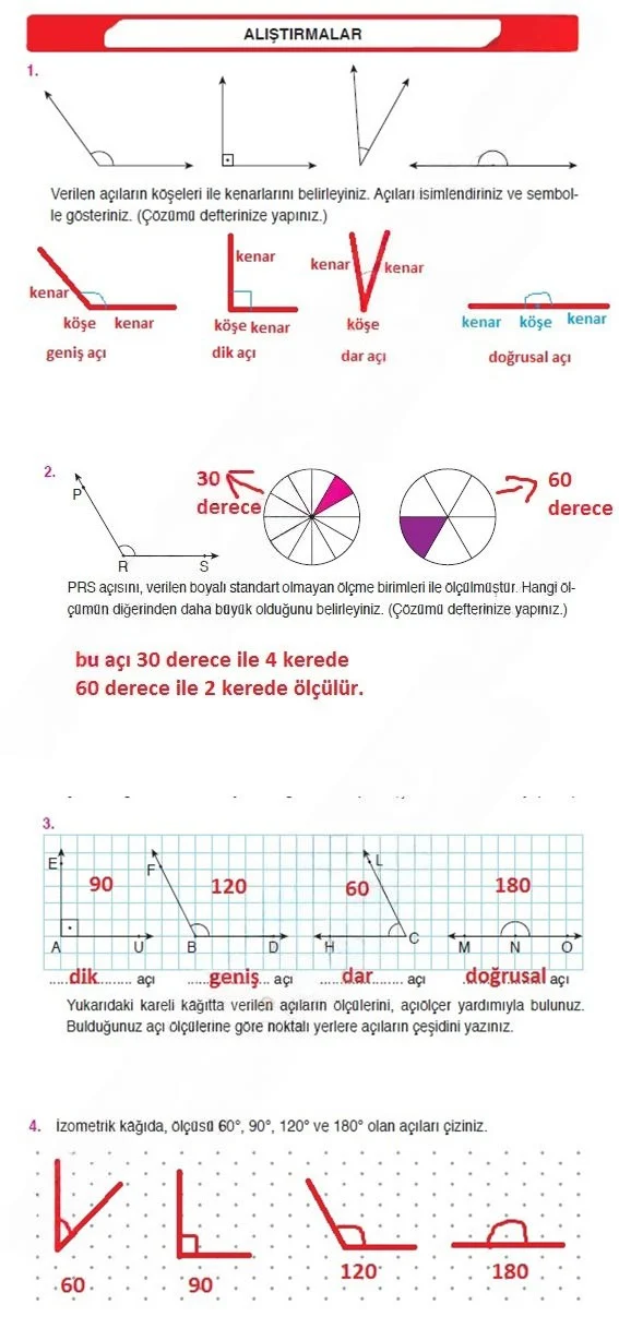 4. Sınıf Matematik Ders Kitabı Cevapları Ata Yayınları Sayfa 210 Çözüm Görseli