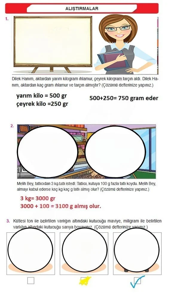 4. Sınıf Matematik Ders Kitabı Cevapları Ata Yayınları Sayfa 257 Çözüm Görseli