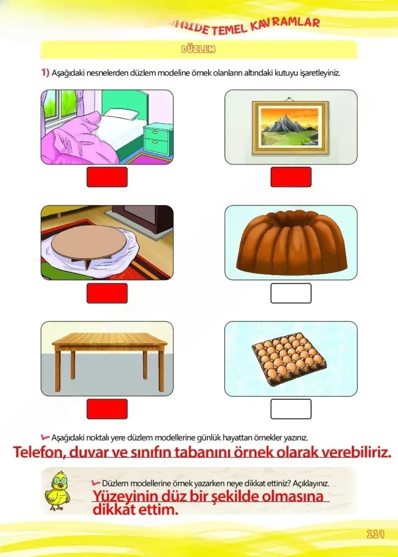 4. Sınıf Matematik Ders Kitabı Cevapları Meb Yayınları Çalışma Kitabı 1 Sayfa 119 Çözüm Görseli